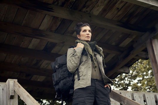 Brandit Militärischer Rucksack Rucksack aus Polyester Schwarz 25Es