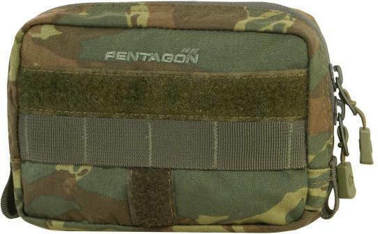 Pentagon Oscar Military Pouch Belt made of Cordura Greek Camouflage 0.9lt