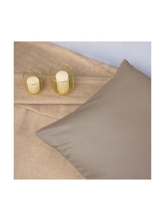 Darymex Μαξιλαροθήκη Dark Beige 50x80εκ.