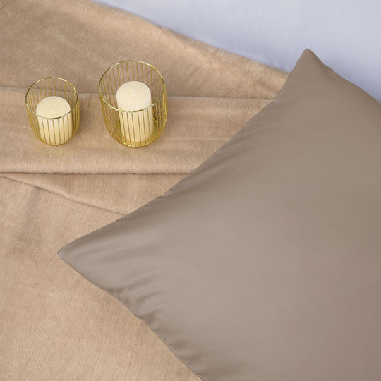 Darymex Μαξιλαροθήκη Dark Beige 50x80εκ.