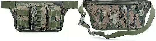 Military Pouch Waist Digital Camo