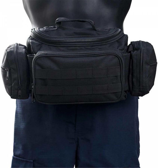 Survivors Military Pouch Waist made of Polyester Black