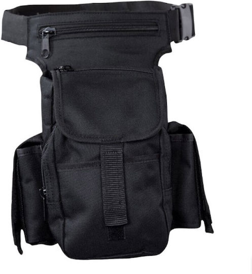 Mil-Tec Στρατιωτικό Τσαντάκι Μηρού από Cordura Μαύρο