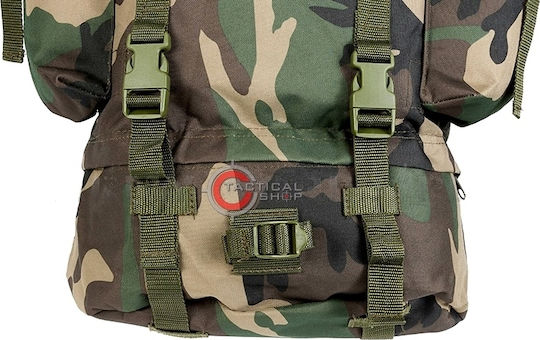 Mil-Tec Military Backpack Backpack made of Polyester Woodland Woodland 35lt
