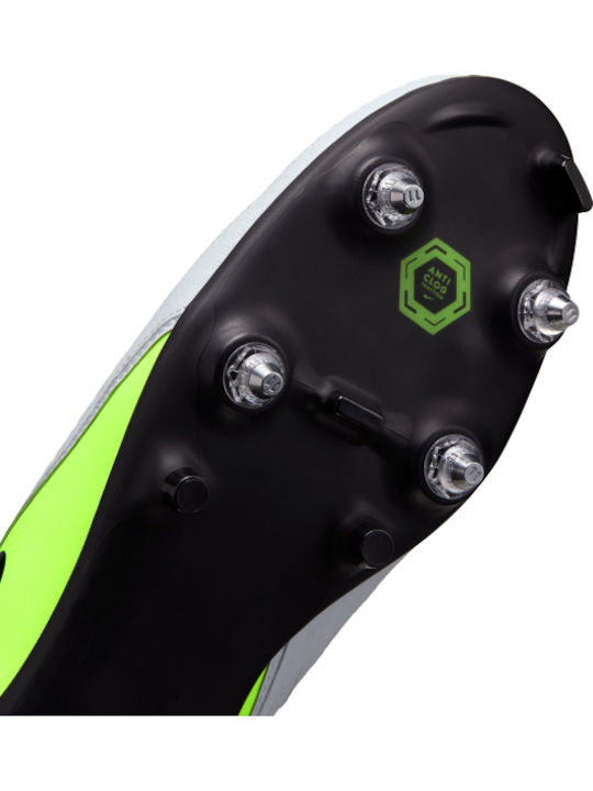 Nike Phantom GX 2 Academy Ποδοσφαιρικά Παπούτσια με Τάπες SG-Pro Ασημί