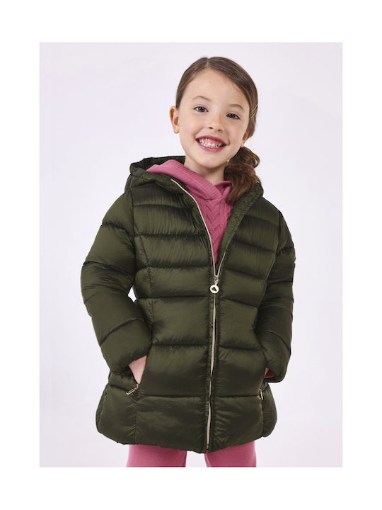 Mayoral Kinderjacke Lang mit Kapuze Grün