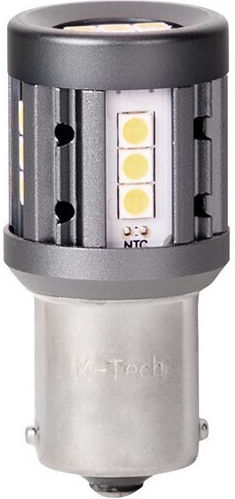 M-Tech Lamps Car P21W / BA15S Canbus LED White 12-24V 4W 1pcs