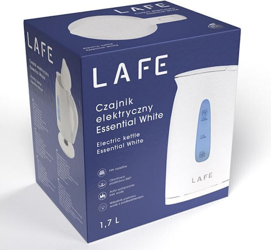 Lafe Essential Βραστήρας 1.7lt 2200W Λευκός