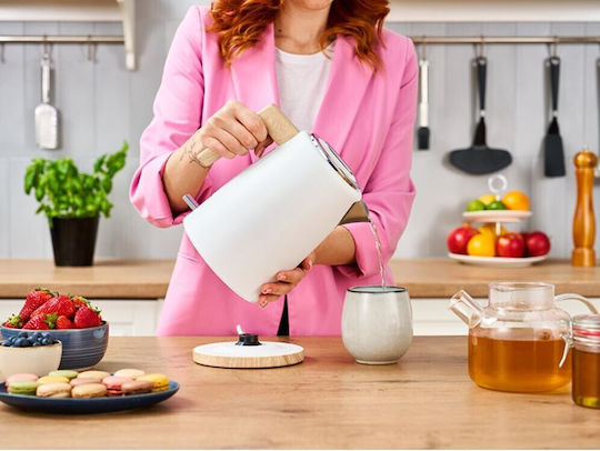 Lafe Scandi Pro Βραστήρας 1.7lt 2200W Λευκός