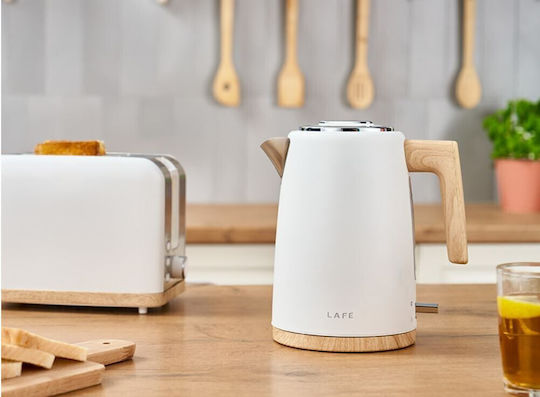 Lafe Scandi Pro Βραστήρας 1.7lt 2200W Λευκός