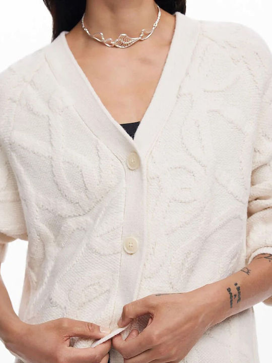 Montreal Women's Knitted Cardigan Ecru