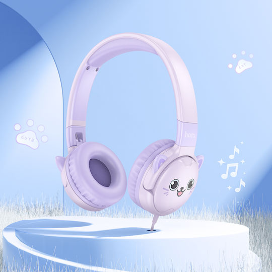 Hoco W61 Cu fir Pentru copii On Ear Căști Violet