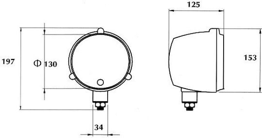 Außenmontierter Scheinwerfer Hl-1.001 Dasteri