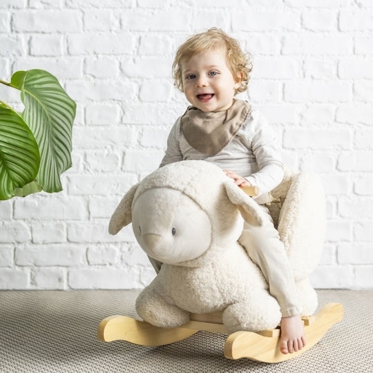 Nattou Teddy Schaukelspielzeug Lamm für 18++ Monate Beige