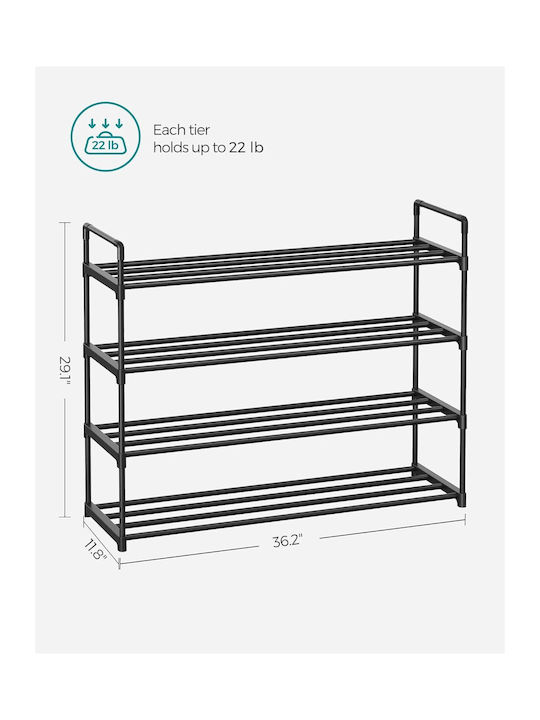 Plastik Schuhschrank 92x30x74cm