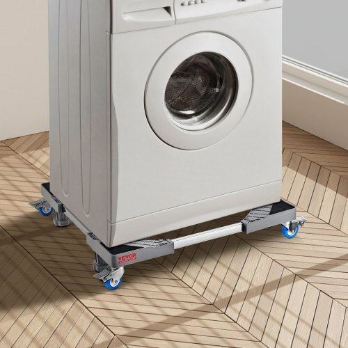 Vevor WGC1725INCHPX7LJ7V0 Adjustable Base For Washer/Dryer made of Plastic with Wheels 1pcs