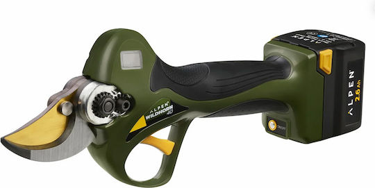 Alpen Swiss Tools 40 Wild Horn Battery Pruner 21.6V 2x2.6Ah/4.5Ah With Maximum Cutting Diameter 40mm In Carrying Case