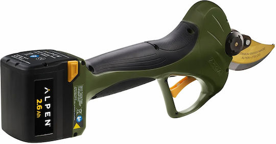 Alpen Swiss Tools 40 Wild Horn Battery Pruner 21.6V 2x2.6Ah/4.5Ah With Maximum Cutting Diameter 40mm In Carrying Case