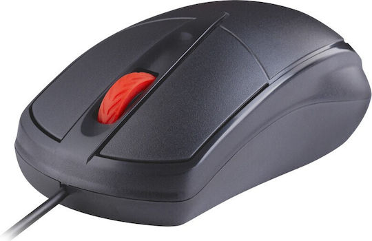 Defender Icon Mb-057 Black Ενσύρματο Ποντίκι Μαύρο
