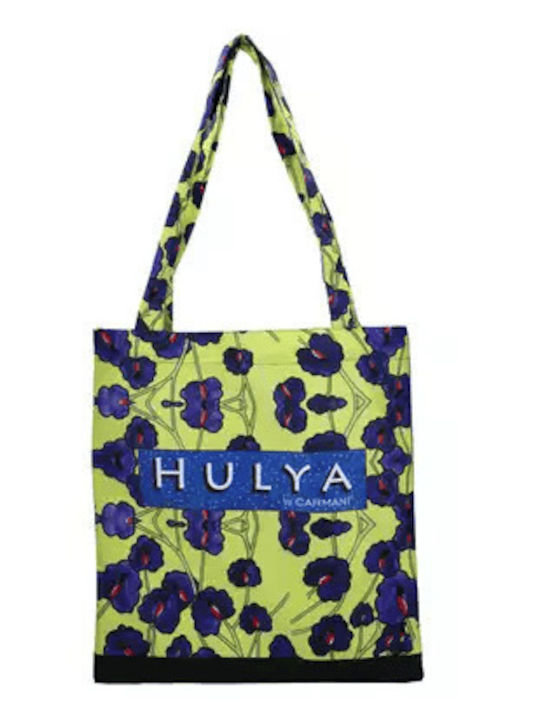 Τσάντα Υφασμάτινη Shoulder Shopping Bag Hulya Ozdemir Waste Away Night 021-8719 39x42cm Carmani