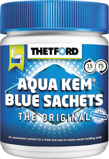 Thetford Chemical Toilet Liquid Aqua KEM Sachets 3lt