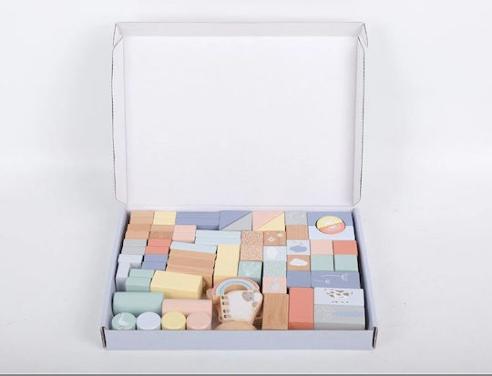 Eli Neli Educational Blocks made of Wood 70pcs