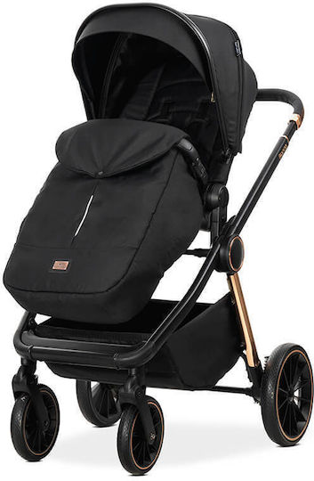 Lorelli Bianca Verstellbar 3 in 1 Baby Kinderwagen Geeignet für Neugeborene Schwarz