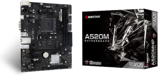 Biostar A520MHP Motherboard Micro ATX με AMD AM4 Socket