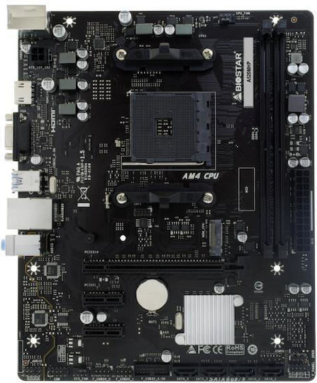 Biostar A520MHP Motherboard Micro ATX με AMD AM4 Socket