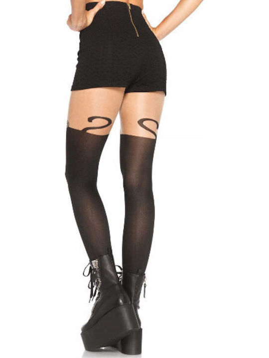 Leg Avenue Sexy Καλσόν Μαύρο