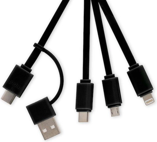 Legami Milano Link Up Regular USB to Lightning / Type-C / micro USB 1m Cable (UCC0012)