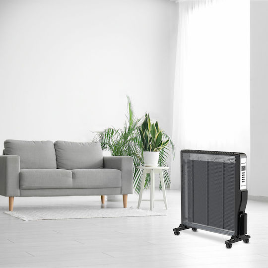 Rohnson Konvektorheizung Boden 2500W Mica mit elektronischem Thermostat und WiFi 64.5x66cm Gray