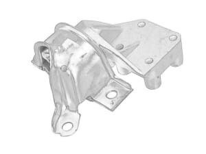 Oe Fiat Engine Support Right Front Motor Suspension 1.44 Kg 1639 G Printable Label