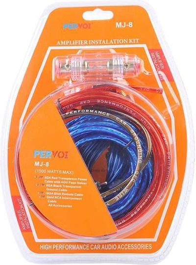 Kit de cabluri pentru amplificator auto Mj-8