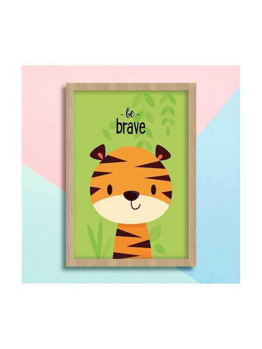 Παιδικό Κάδρο Be Brave 21x30εκ.
