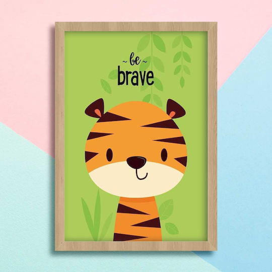 Παιδικό Κάδρο Be Brave 21x30εκ.
