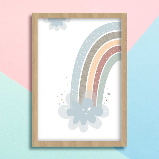 Blue Rainbow 30x40cm