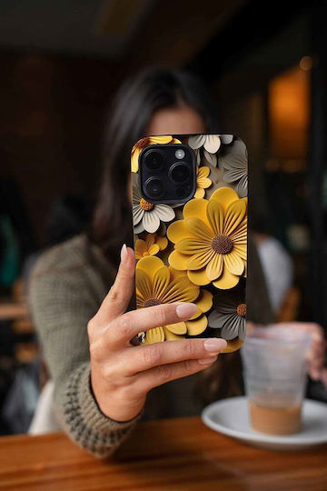 Sonique 3D Flower Series Case for Apple iPhone 13 Mini Yellow