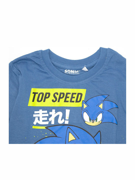 Kinderhemd Langarm Rot Sonic