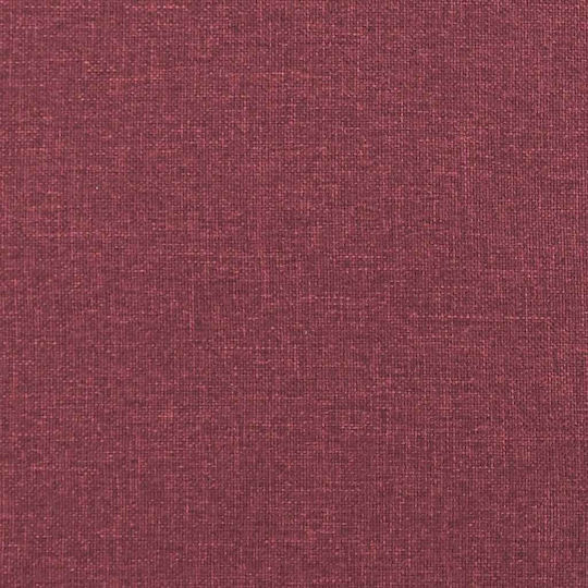 Relaxsessel Friseurwaschbecken mit Fußhocker Bordeaux 78x95x100cm