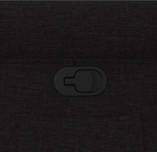 Relaxsessel mit Fußhocker Black 73x91.5x102.5cm