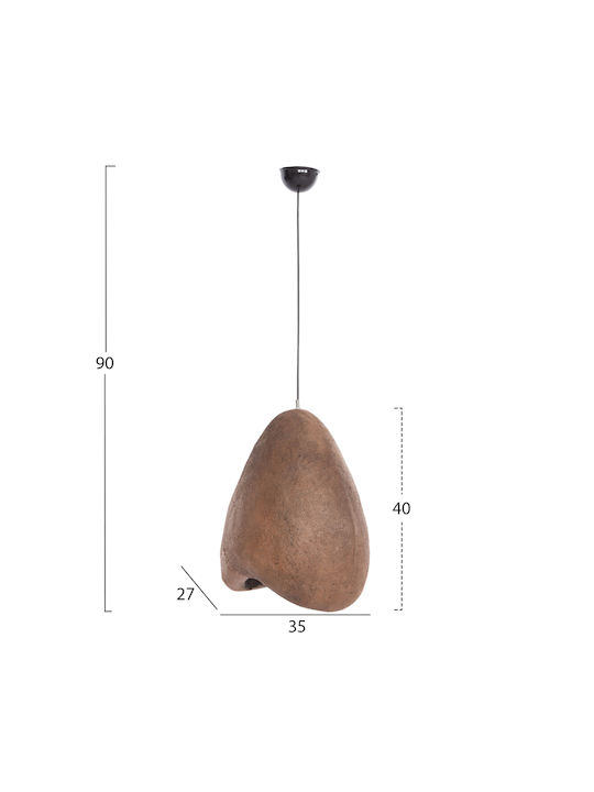 HomeMarkt Pendant Light Bronze for 10 Bulbs E27