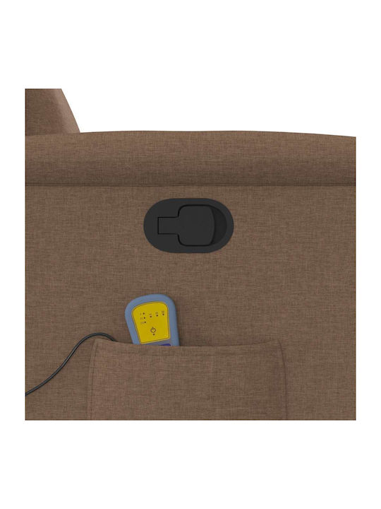 Relaxsessel Friseurwaschbecken mit Fußhocker Coffee 78x95x100cm