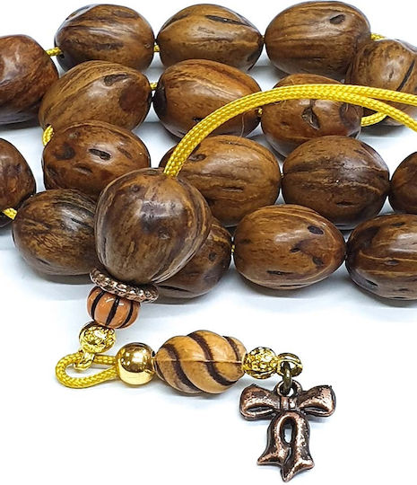 Roloi Komboloi Nutmeg Worry Beads Brown 30cm