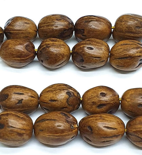Roloi Komboloi Nutmeg Worry Beads Brown 31cm