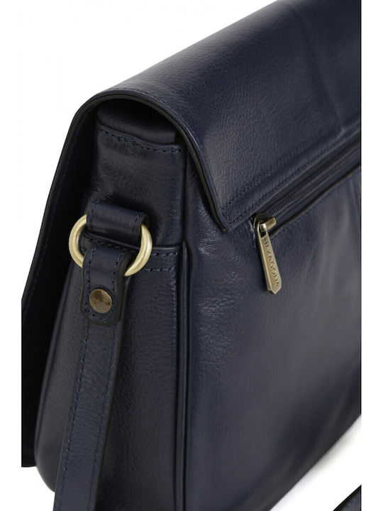 Leder Damen Handtaschen Crossbody Blau