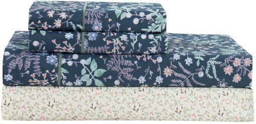 Liolios Home Sergeto Σετ Υπέρδιπλο 4τμχ 245x270εκ. Μπλε Liolios Home Sergeto Σετ Υπέρδιπλο 4τμχ 245x270εκ. Μπλε