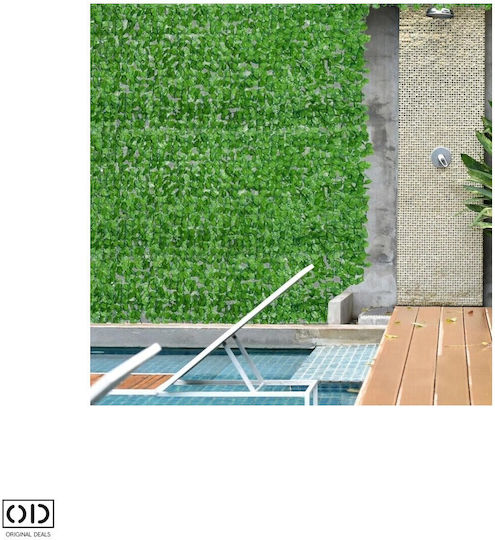 Ecran de intimitate artificial verde pentru terasă, foișor, balcon Model premium protecție UV la căldură înaltă Dimensiune 300 x 50 cm Verde natural Oferte originale