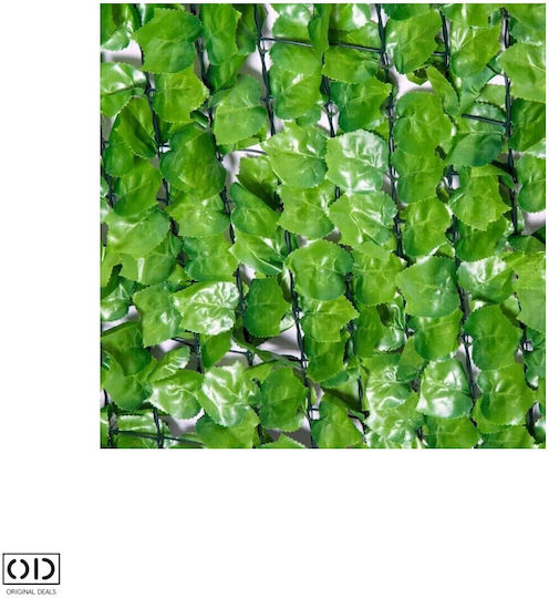 Ecran de intimitate artificial verde pentru terasă, foișor, balcon Model premium protecție UV la căldură înaltă Dimensiune 300 x 50 cm Verde natural Oferte originale