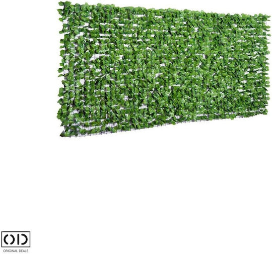 Ecran de intimitate artificial verde pentru terasă, foișor, balcon Model premium protecție UV la căldură înaltă Dimensiune 300 x 50 cm Verde natural Oferte originale